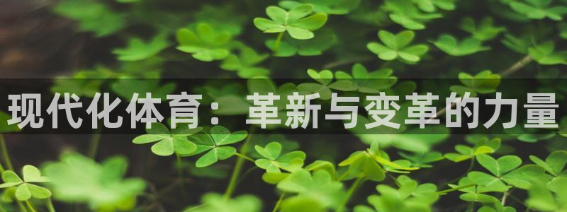 现代化体育：革新与变革的力量