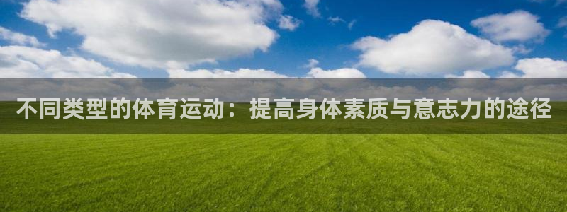 不同类型的体育运动：提高身体素质与意志力的途径