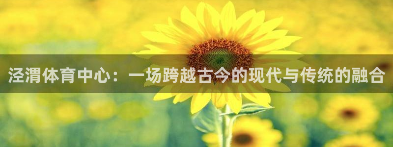 泾渭体育中心：一场跨越古今的现代与传统的融合