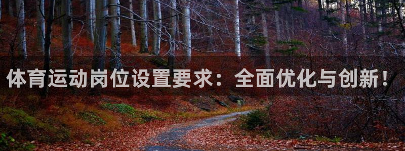 体育运动岗位设置要求：全面优化与创新！